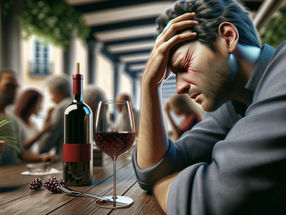 Why do some people get headaches from drinking red wine?