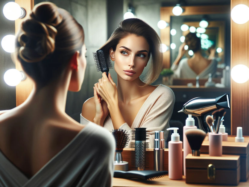 Las sustancias químicas de los productos para el cuidado del cabello pueden permanecer en el aire en cantidades sorprendentes