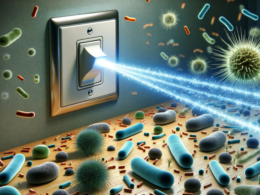 Photoswitchable Bactericide - Nanomaterial with “Light Switch” Kills Gram-negative or Gram-positive Bacteria