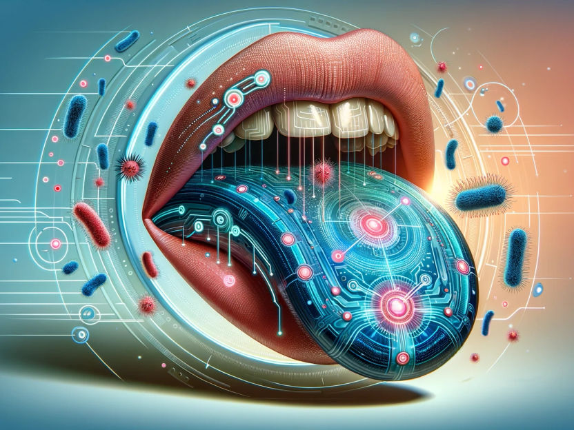 "Künstliche Zunge" erkennt und inaktiviert häufige Mundbakterien - In Zukunft könnten auch bakterielle Zahnerkrankungen mit diesem Sensorsystem diagnostiziert und behandelt werden