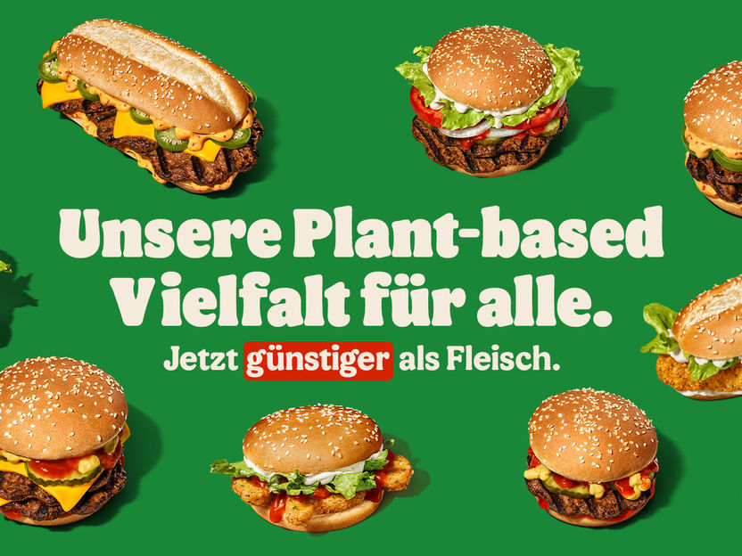 Plant-based für alle - Burger King® Deutschland macht pflanzenbasierte Produkte günstiger als Fleisch!