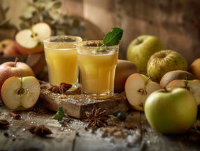 Les jus de pomme naturellement troubles favorisent la santé intestinale