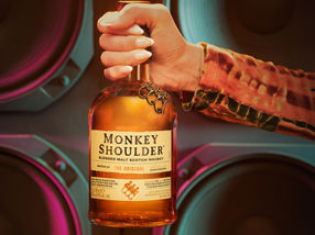 The monkey shoulder gives the bottle a fresh look for an even more stylish sip