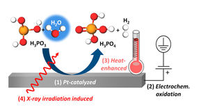 Pilas de combustible: procesos de oxidación del ácido fosfórico revelados por rayos X tiernos