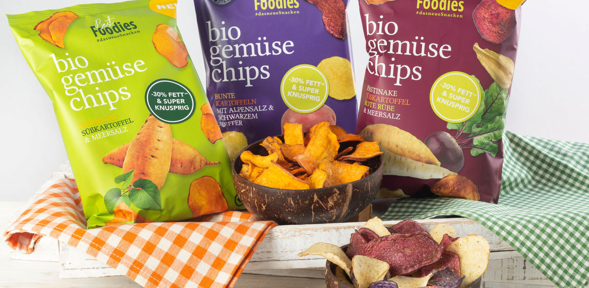 Colorful and healthy: a new gem in the potato chip range