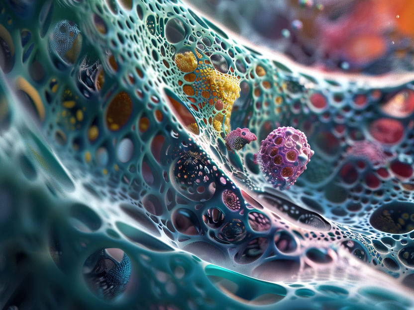 Producing chemicals in an environmentally friendly and energy-saving way: More yield through nanopores - New membrane process increases the efficiency of enzymes - reaction rate significantly improved