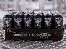 Edition can of Krombacher Pils for the 33rd Wacken Open Air 2024