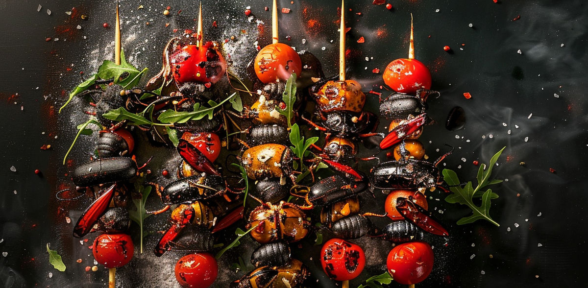 Qui aimera les brochettes de scarabées ?