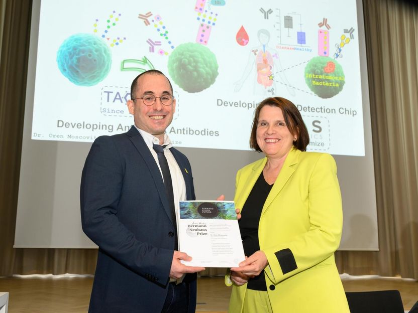 Azúcares y nanocuerpos de alpacas contra el cáncer: Oren Moscovitz gana el prestigioso premio Hermann Neuhaus - Dos empresas de nueva creación ya están trabajando para acercar estos hallazgos al público