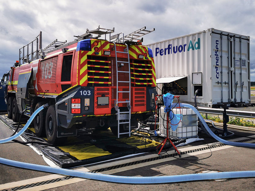 Élimination des PFAS de l'eau - Fraunhofer UMSICHT et Cornelsen optimisent le processus