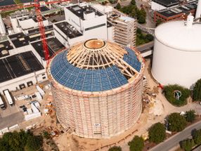 Nouveau silo à sucre dans l'usine Nordzucker de Nordstemmen