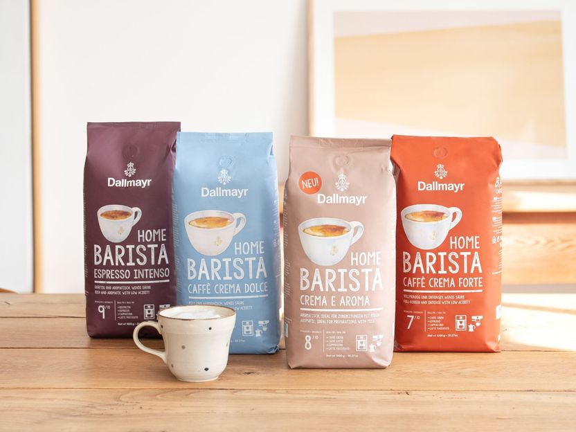 Nachhaltige Verpackung für Dallmayr Home Barista