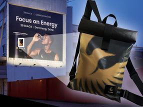 28 Black giant posters with Dennis Schröder become stylish upcycling backpacks