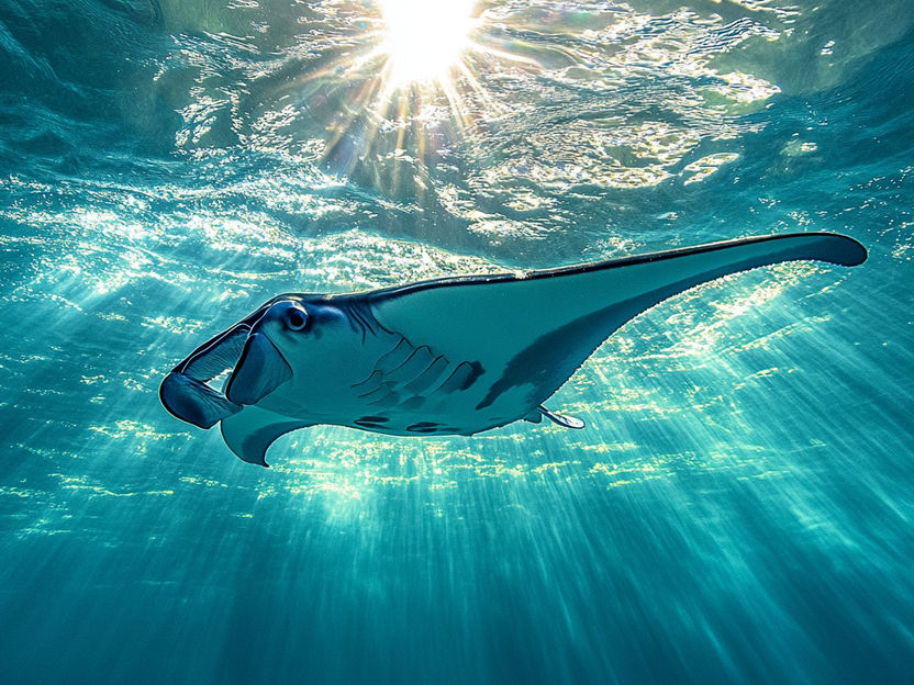 Inspirado en la naturaleza: un biofísico desarrolla innovadores filtros para microplásticos - "La naturaleza suele aportar la solución a los problemas que le conciernen" - sin el ejemplo de las mantarrayas gigantes, es posible que la investigación no hubiera dado con esta idea
