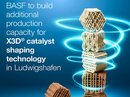 BASF baut zusätzliche Produktionskapazitäten für die X3D® Katalysator-Formgebungstechnologie in Ludwigshafen