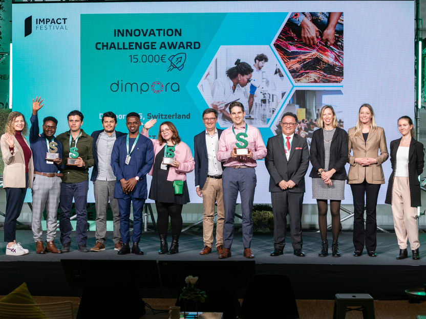 Navegando por el futuro de la química y los textiles sostenibles - La start-up suiza Dimpora gana el ISC3 Innovation Challenge