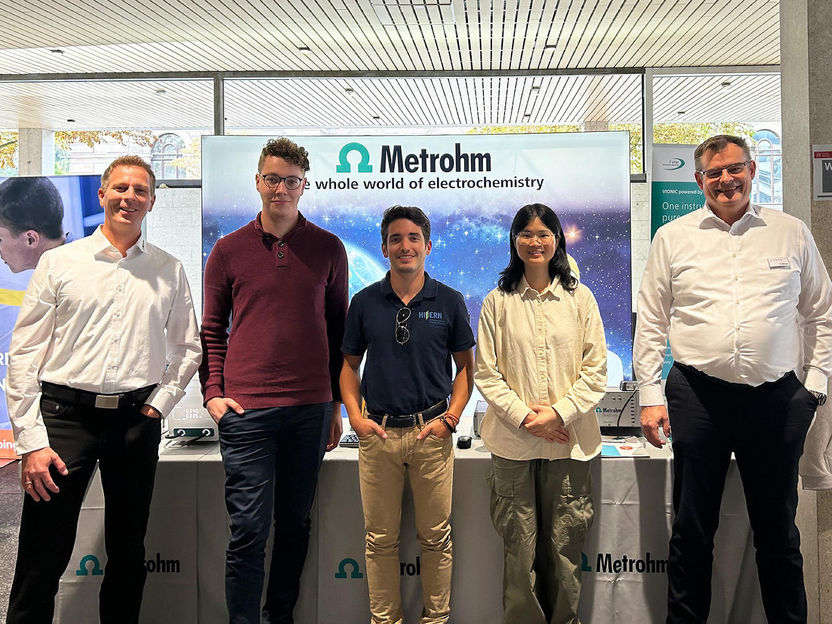Metrohm Best Poster Award 2024 - Metrohm verleiht den traditionellen Posterpreis im Rahmen der Electrochemistry Conference 2024 in Braunschweig