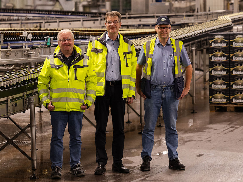 Strategische Investitionen in die Zukunft - Krombacher Brauerei modernisiert Abfüllung mit großangelegtem Umbau