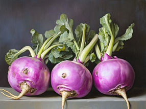 Healthy kohlrabi