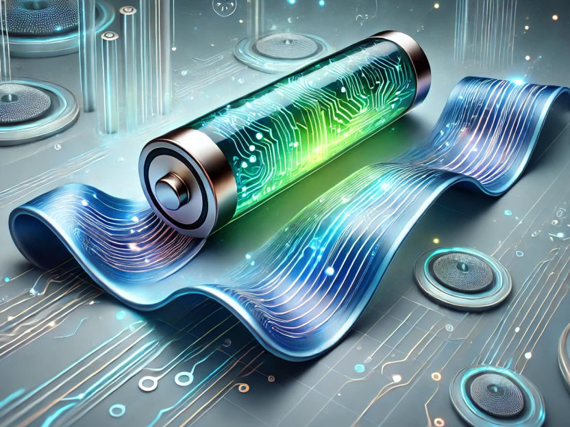 Batería de iones de litio estirable y autorreparable - Prometedor para la electrónica extensible y ponible