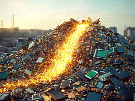 Un nuevo método convierte los residuos electrónicos en oro