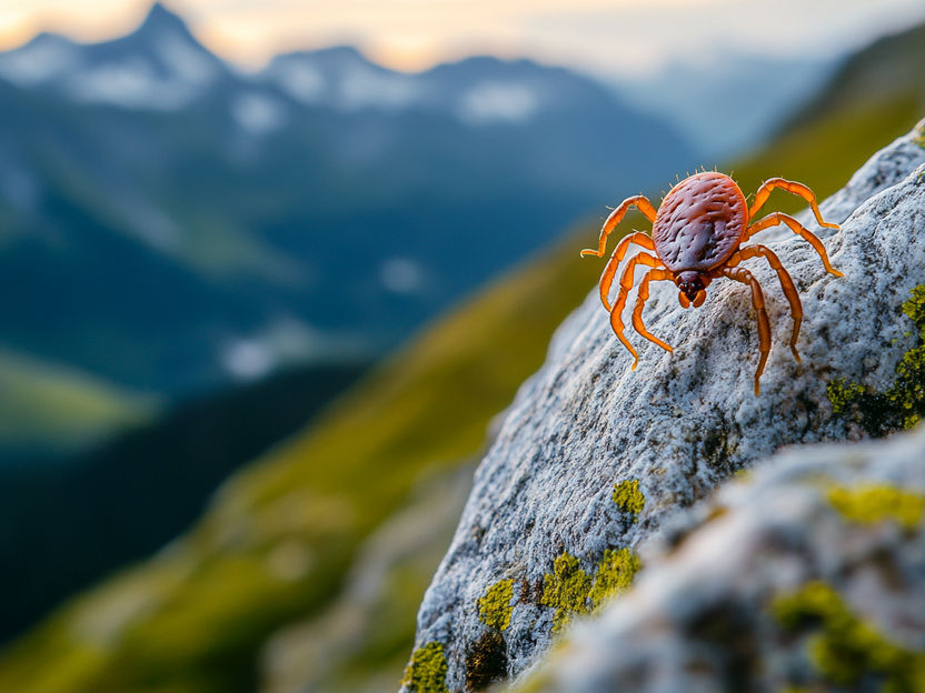 Researchers discover new tick-borne virus in the Alps - It is not yet possible to tell which consequences the newly discovered virus infection will have for animal and public health