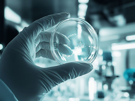 Syphilis pathogen from the petri dish