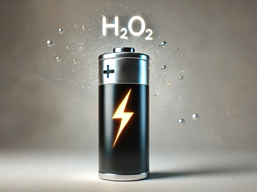 Uso di batterie per produrre perossido di idrogeno dall'aria per applicazioni industriali - "Questo metodo è molto sostenibile, conveniente e molto efficiente dal punto di vista energetico"