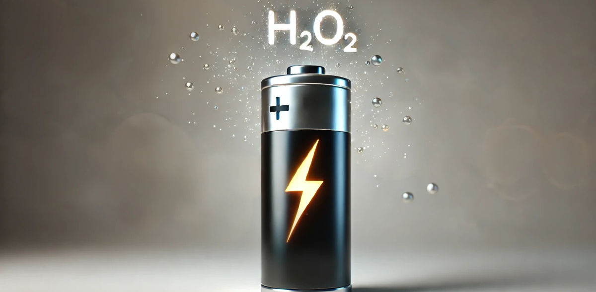 Einsatz von Batterien zur Herstellung von Wasserstoffperoxid aus der Luft für industrielle Anwendungen