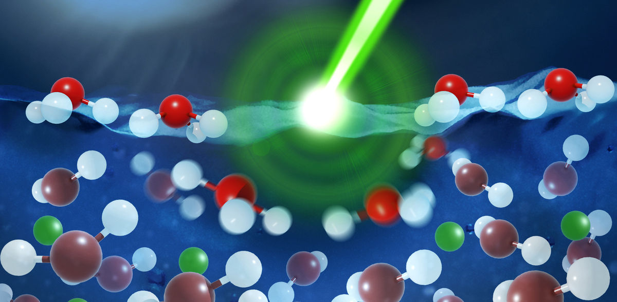 Observing the ultrafast electrical charging of liquids