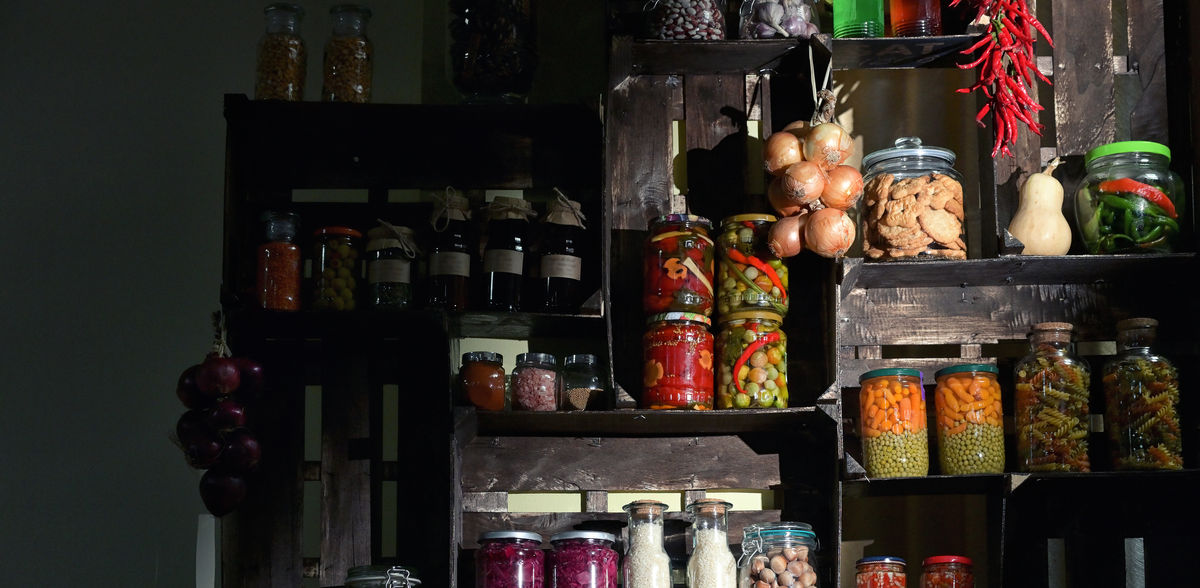 © VZ NRW/adpic / Fall Pantry with Jars With Pickl