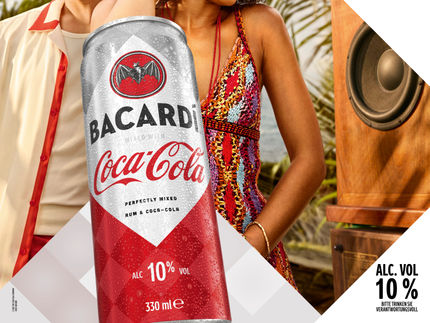 BACARDÍ® & Coca-Cola now ready-mixed in a can