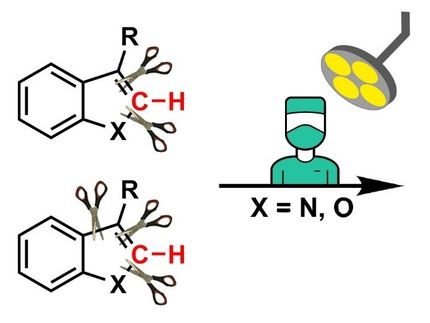 Un nuovo metodo di scambio di atomi applicato a strutture organiche complesse