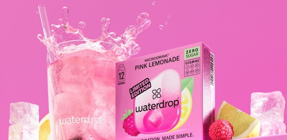 Ready for summer with the PINK LEMONADE from waterdrop®