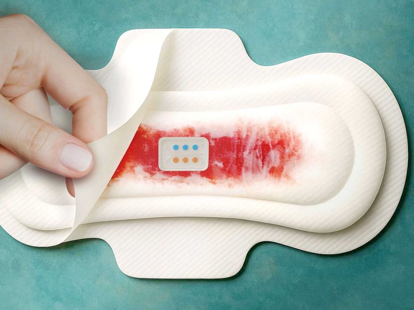 Sanitary towels morph into test strips - The electronic-free sensor technology does not rely on a laboratory and could facilitate the early detection of diseases in everyday life