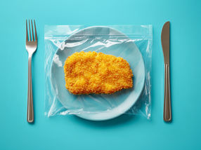 Essbare, biologisch abbaubare Fasern aus Milchprotein und Zellulose