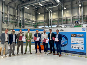 Hydrogen transport with salt