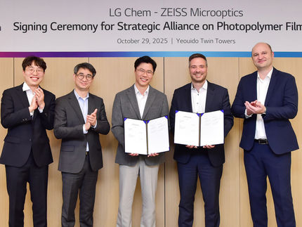 ZEISS e LG Chem unem forças para fortalecer a cadeia de fornecimento de fotopolímeros para ótica avançada