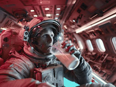 Des protéines qui sortent de l'air : OHB met au point une technologie révolutionnaire avec Solar Foods pour les futurs astronautes