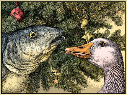 Natal de 2025: o peixe vence o ganso