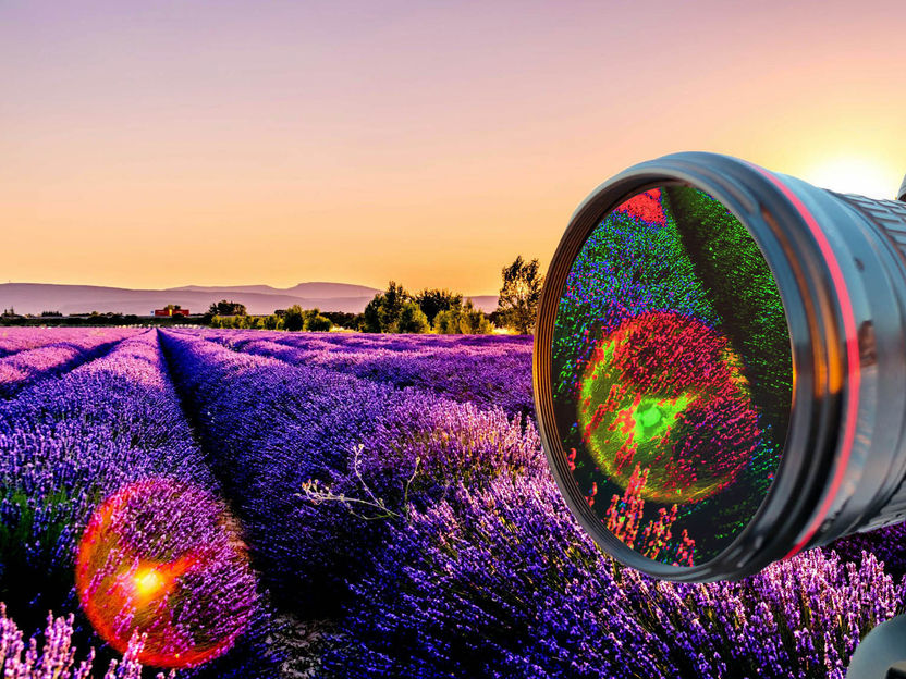 Kompakte KI-basierte Hyperspektralkamera erschließt neue industrielle Anwendungen - Qualitätskontrolle von Lebensmitteln, Kunststoffen & Co.: Neue Kamera erkennt chemische Eigenschaften, die für das menschliche Auge unsichtbar sind