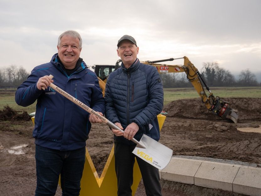 Baubeginn für VEGA-Werk in Kuppenheim - Produktions-, Logistik- und Verwaltungsgebäude entstehen