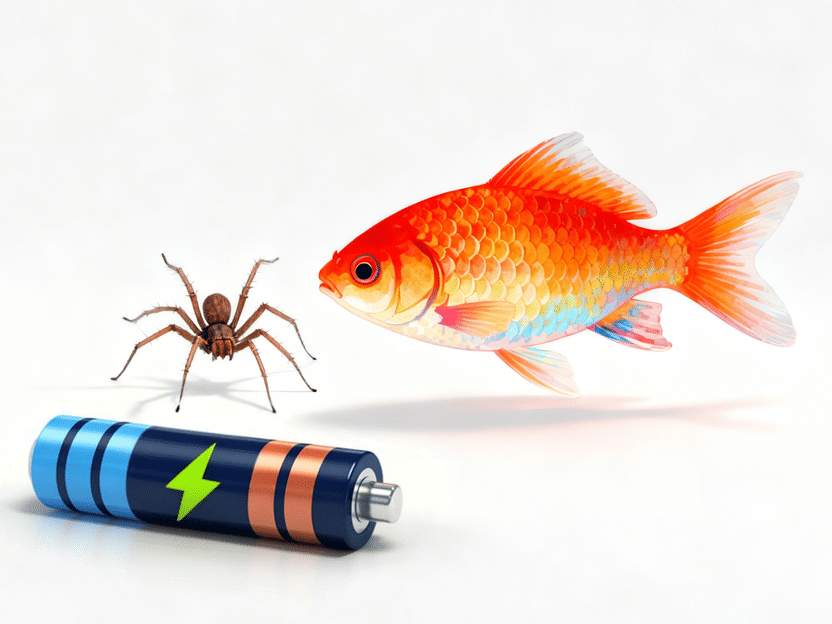Wie Fischschuppen und Spinnenbeine Batterien revolutionieren