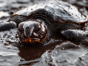 ‘Sea creature’ minibot hoovers up oil spills