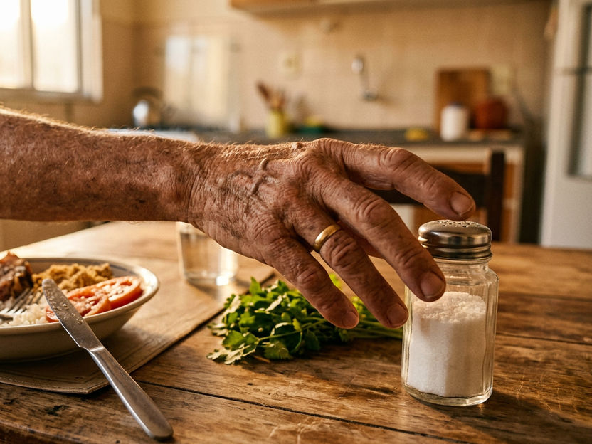 Selon une étude, les hommes âgés sont plus enclins à prendre des salières, tandis que les femmes ont un comportement plus nuancé en matière d'ajout de sel - Une étude montre que l'habitude d'ajouter du sel aux aliments après leur préparation dépend de facteurs différents pour les hommes et les femmes, mettant en évidence un comportement qui peut avoir de graves conséquences sur la santé générale