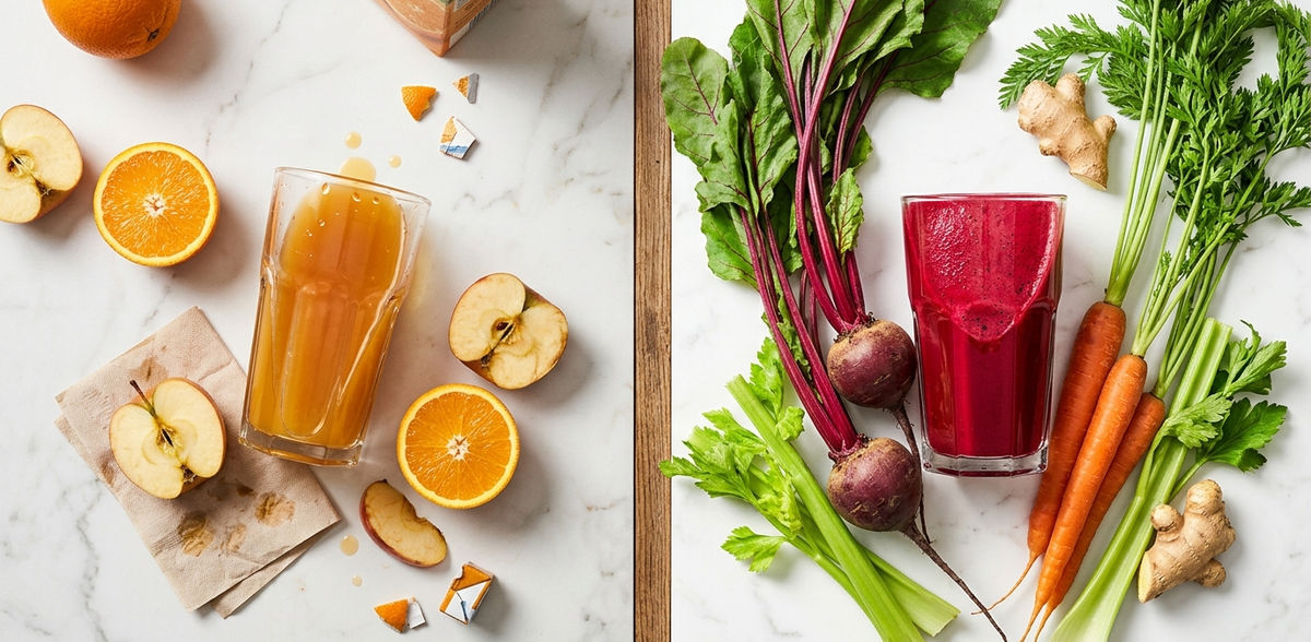 La consommation de jus de fruits diminue, celle de jus de légumes augmente