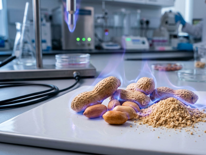 Studie zeigt, dass die Behandlung von Erdnüssen mit kaltem Plasma ihre Allergenität verringern könnte - Der Ansatz könnte das Allergierisiko bei einer Vielzahl von Lebensmitteln verringern