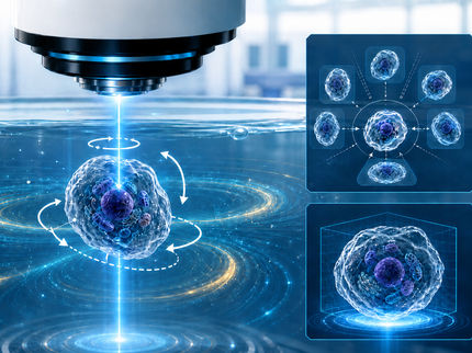 3D Microscopy: Laser Rotates Samples Contact-Free