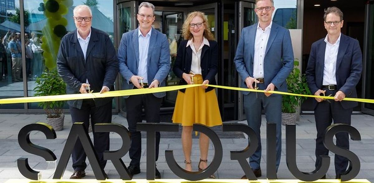 A Sartorius abre um novo centro de competência para componentes de terapia celular e genética em Freiburg, Alemanha
