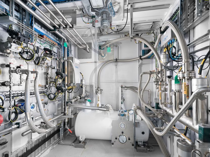 Wasserstoffforschung im industriellen Maßstab